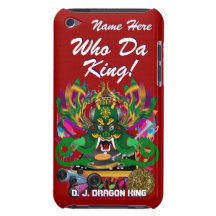 Mardi Gras D. J. Dragon King View Hints please iPod Touch Case-Mate Case