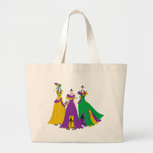 Mardi Gras Dress Shop Bags