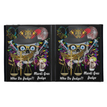 Mardi Gras Judge 30 colours Important view notes iPad Folio Cases