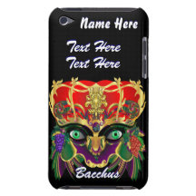 Mardi Gras Mythology Bacchus View Hints Please iPod Case-Mate Cases