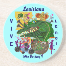 Mardi Gras Party Theme  Please View Notes Beverage Coasters