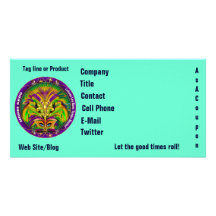 Mardi Gras Photo Business View Notes Please Customized Photo Card