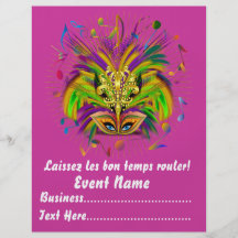 Mardi Gras Queen 8.5" x 11" View Notes Please Custom Flyer