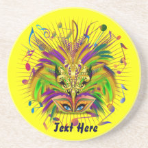 Mardi Gras Queen Style 3 View Notes Plse Coaster