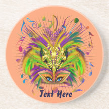 Mardi Gras Queen Style 3 View Notes Plse Coasters