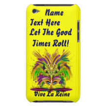 Mardi Gras Queen View Notes Please Barely There iPod Case