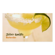 Margarita Bartender Business Card