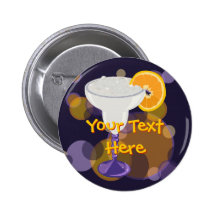 Margarita Pinback Button
