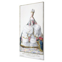 Marie Antoinette (1752-93) from 'Receuil des Estam Canvas Print