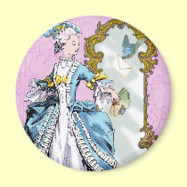 Marie Antoinette and Bluebird magnets