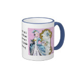 Marie Antoinette and Bluebird Mugs