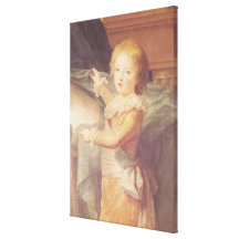 Marie-Antoinette and her Children Stretched Canvas Print