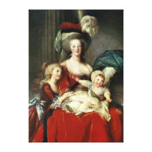 Marie-Antoinette  and her Four Children, 1787 Gallery Wrapped Canvas