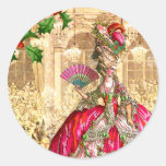 Marie Antoinette Christmas Ball Sticker