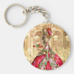 Marie Antoinette Christmas Tea Party Keychain
