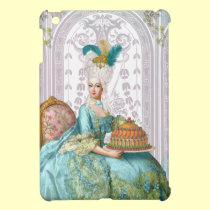 Marie Antoinette in Aqua ipad mini cases