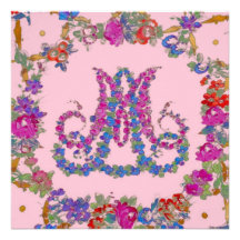 Marie Antoinette in Flowers ~  Invitations