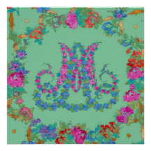 Marie Antoinette in Flowers ~  Invitations