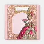 Marie Antoinette in Hot Pink Refrigerator Magnets