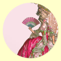 Marie Antoinette in Hot Pink stickers