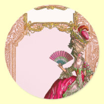 Marie Antoinette in Hot Pink stickers