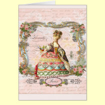 Marie Antoinette in Pink cards