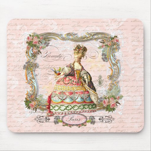 Marie Antoinette in Pink Mousemat