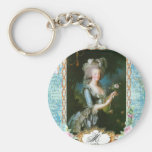 Marie Antoinette Lace Pink Roses Key Chain