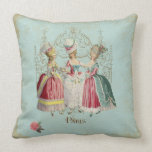 Marie Antoinette Ladies in Waiting Throw Pillows