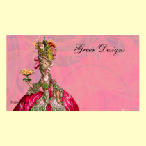 Marie Antoinette Let Them Eat Cake Business Card business cards