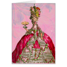 Marie Antoinette Let Them Eat Cake Card