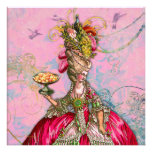 Marie Antoinette Let them Eat Cake Custom Invites