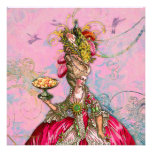 Marie Antoinette Let them Eat Cake Custom Invitation