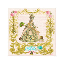 Marie Antoinette Let Them Eat Cake Portrait Canvas Gallery Wrap Canvas