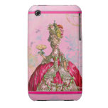 Marie Antoinette n Peacock n Cakes iPhone 3 Cover