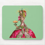 Marie Antoinette peacock and cake Mousemats