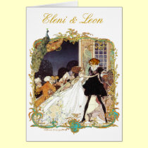 Marie Antoinette Peacock Costume Ball Invites cards