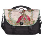 Marie Antoinette & Pink Roses Laptop Commuter Bag