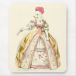 Marie Antoinette Poodle Fashion Plate Stationery Mouse Mats
