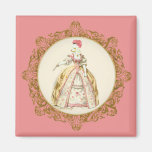 Marie Antoinette Poodle Refrigerator Magnets