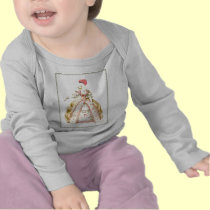 Marie Antoinette Poodle t-shirts