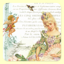 Marie Antoinette & Sparrow stickers