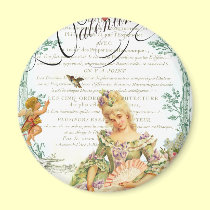 Marie Antoinette Valentine magnets