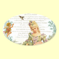 Marie Antoinette Valentine stickers
