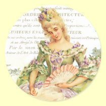Marie Antoinette Valentine stickers