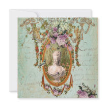 Marie Antoinette Versailles Ancient Gardens invitations