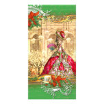 Marie Antoinette Versailles Christmas Tea Party Photo Card Template