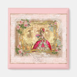 Marie Antoinette Versailles Party Pink Refrigerator Magnet