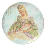 Marie Antoinette with Fan Plate