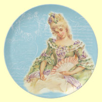 Marie Antoinette with Fan plates